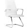 Zuo Lion Conference White Chromed Steel Chair