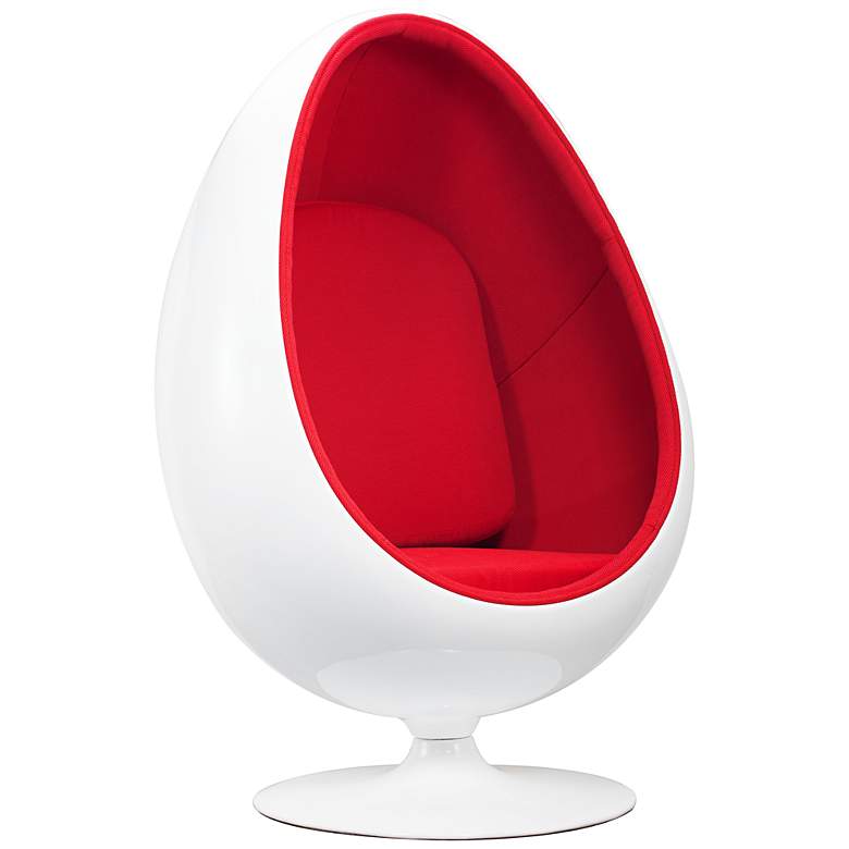 Image 1 Zuo LOL Red Lounge Chair