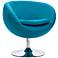 Zuo Lund Island Blue Arm Chair