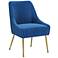 Zuo Madelaine Navy Fabric Dining Chair