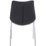 7_Zuo Magnus Black Faux Leather Dining Chairs Set of 2 more views