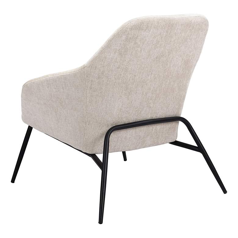 Image 5 Zuo Manuel Beige Fabric Accent Chair more views