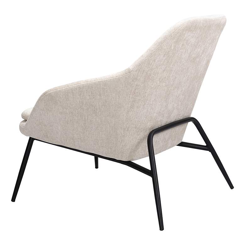 Image 6 Zuo Manuel Beige Fabric Accent Chair more views