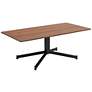 Zuo Mazzy 47 1/4" Wide Brown Coffee Table