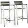 Zuo Megapolis 29" Outdoor Aluminum Bar Armchair