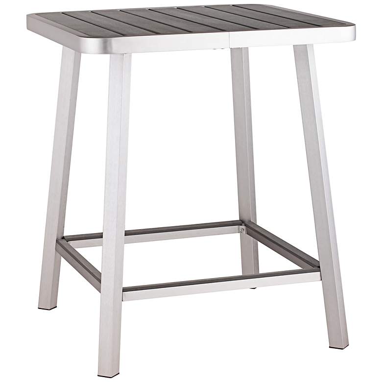 Image 1 Zuo Megapolis Square Outdoor Aluminum Bar Table