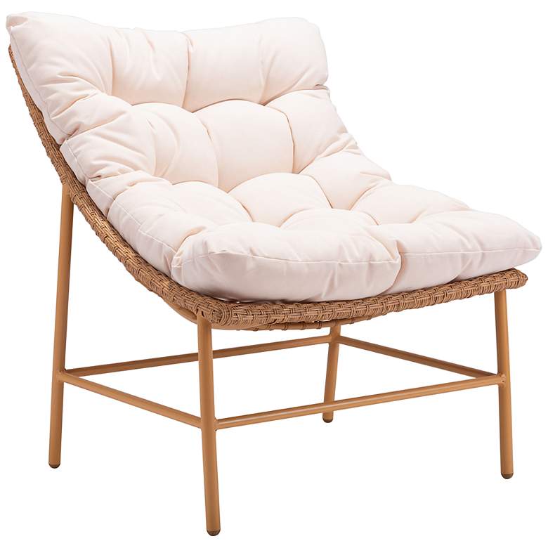Image 1 Zuo Merilyn Natural Outdoor Accent Chair