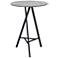 Zuo Metz 31 1/2" Wide black and Gray Bar Table