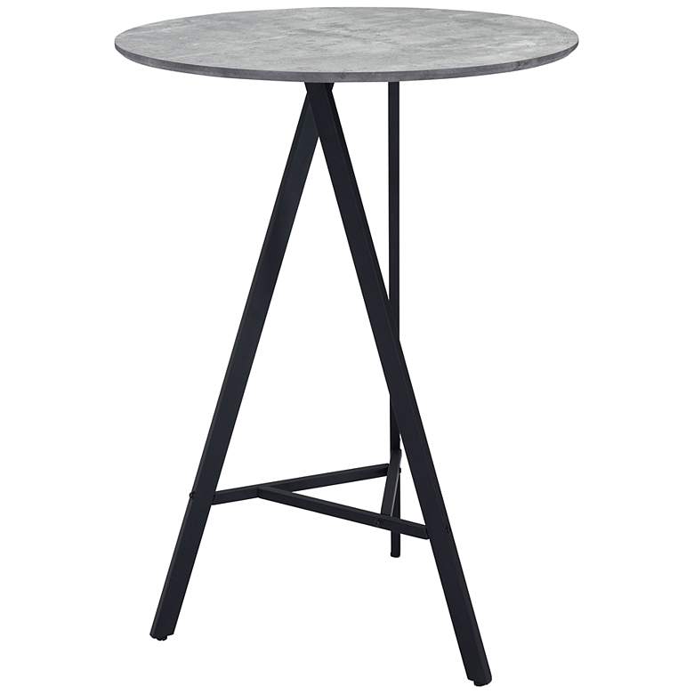 Image 6 Zuo Metz 31 1/2" Wide black and Gray Bar Table more views