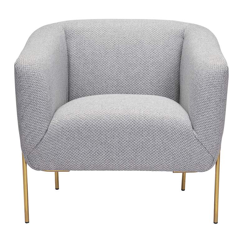 Image 5 Zuo Micaela Gray Fabric Lounge Chair more views