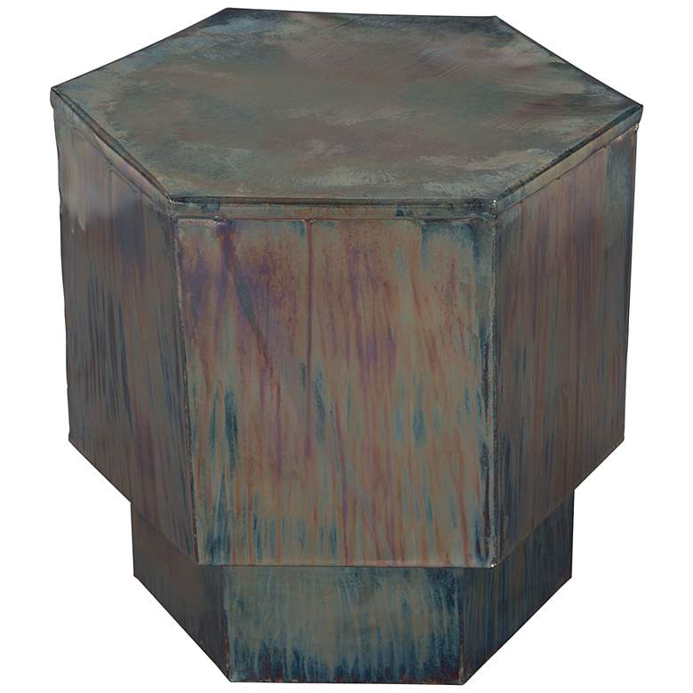 Image 6 Zuo Mike 17 1/4 inch Wide Multi-Color Side Table more views