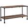 Zuo Mission Bay 2-Level Distressed Natural Shelf