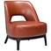Zuo Mistley 25 1/2" Wide Brown Modern Accent Chair