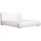Zuo Modern Amelie White Upholstered Platform Bed (King)