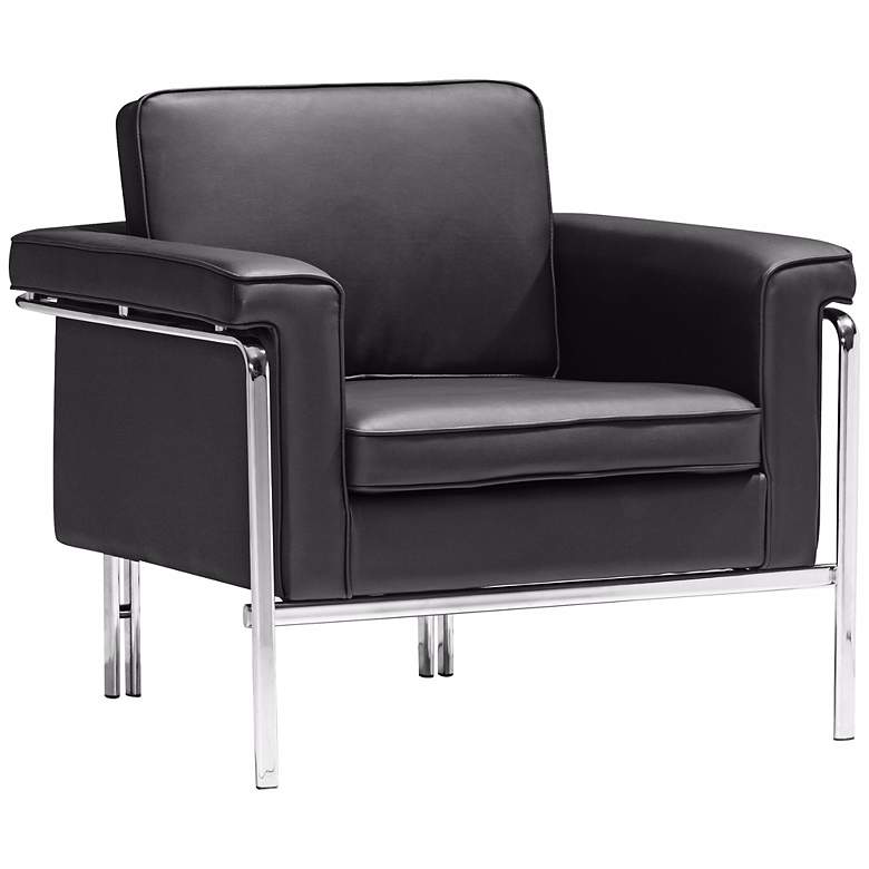 Image 1 Zuo Modern Singular Black Armchair