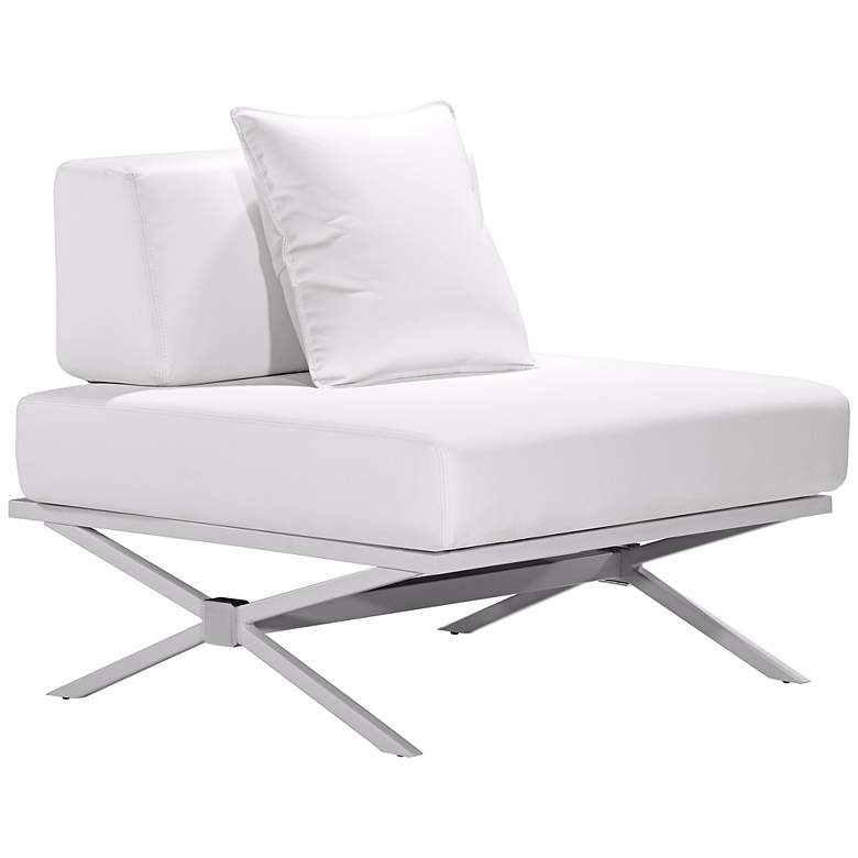 Image 1 Zuo Modern Xert Modular White Lounge Chair