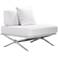 Zuo Modern Xert Modular White Lounge Chair