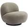 Zuo Myanmar 30" Wide Olive Green Modern Accent Swivel Chair