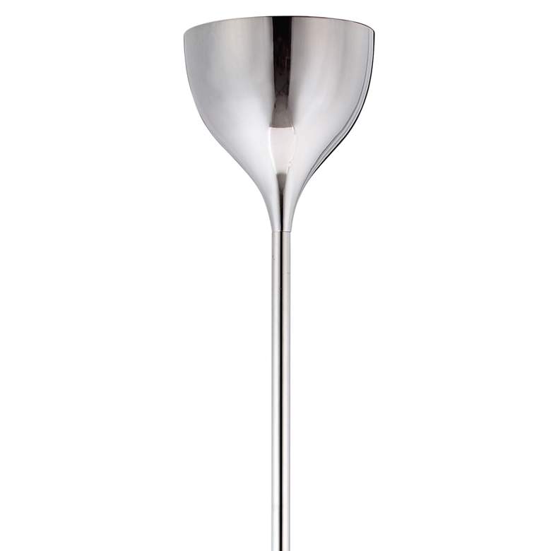 Image 2 Zuo Neutrino 67" High Chrome Metal Modern Torchiere Floor Lamp more views