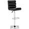 Zuo Nitro Black Adjustable Height Bar or Counter Stool