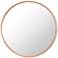 Zuo Ogee Gold 16" Round Large Wall Mirror