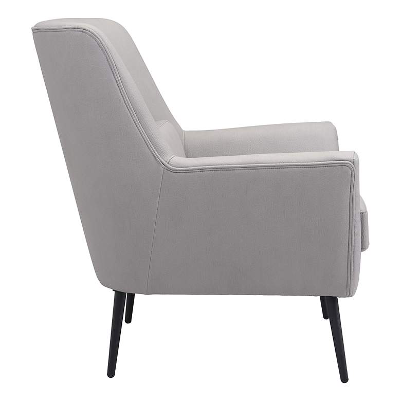 Image 5 Zuo Ontario Gray Fabric Accent Chair more views