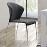 Zuo Oulu Graphite Gray Side Chairs Set of 4