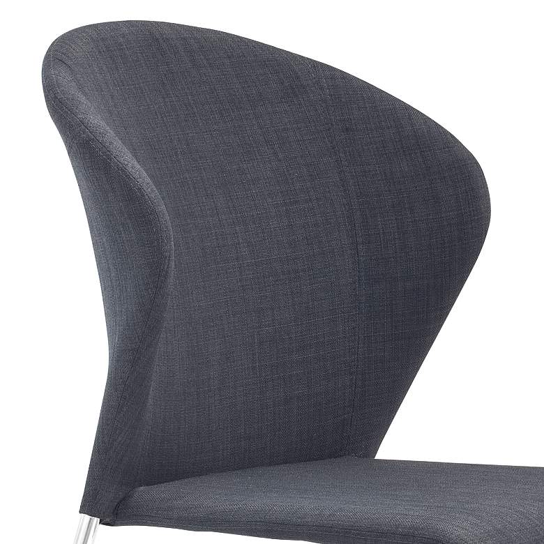 Image 5 Zuo Oulu Graphite Gray Side Chairs Set of 4 more views
