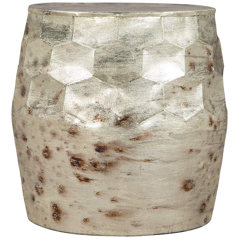 Image 1 Zuo Pam 22 1/4" Wide Antique Beige Side Table