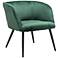 Zuo Papillion Green Fabric Accent Chair