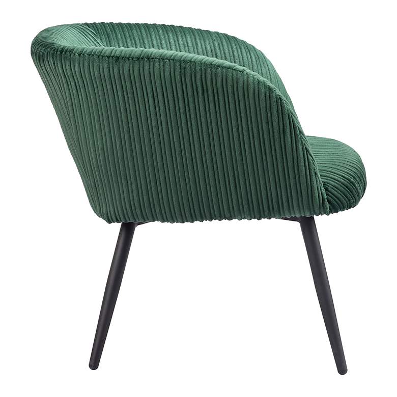 Image 3 Zuo Papillion Green Fabric Accent Chair more views