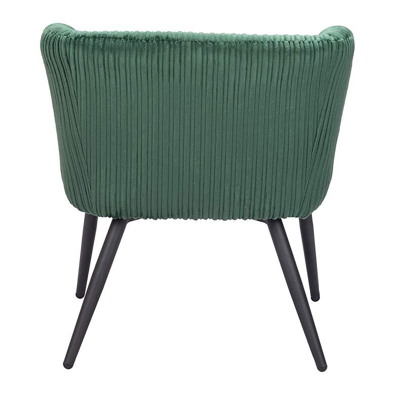 Image 4 Zuo Papillion Green Fabric Accent Chair more views