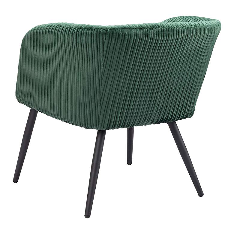 Image 5 Zuo Papillion Green Fabric Accent Chair more views