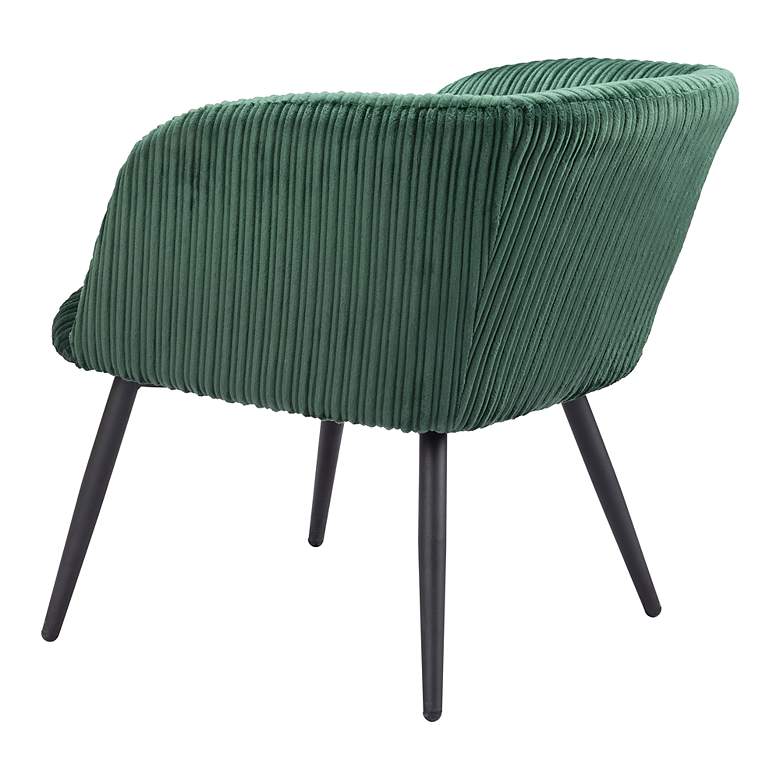 Image 6 Zuo Papillion Green Fabric Accent Chair more views