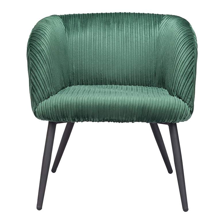 Image 7 Zuo Papillion Green Fabric Accent Chair more views