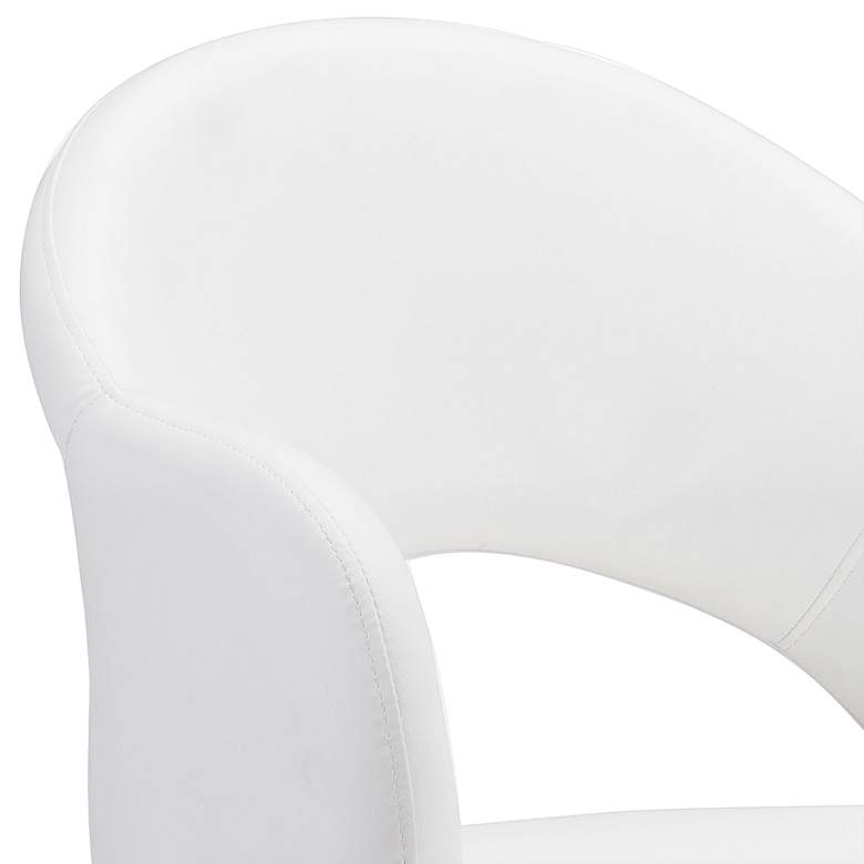 Zuo Planner White Adjustable Swivel Office Chair more views
