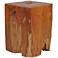 Zuo Prehistoric Natural Wax Wood Table Stool