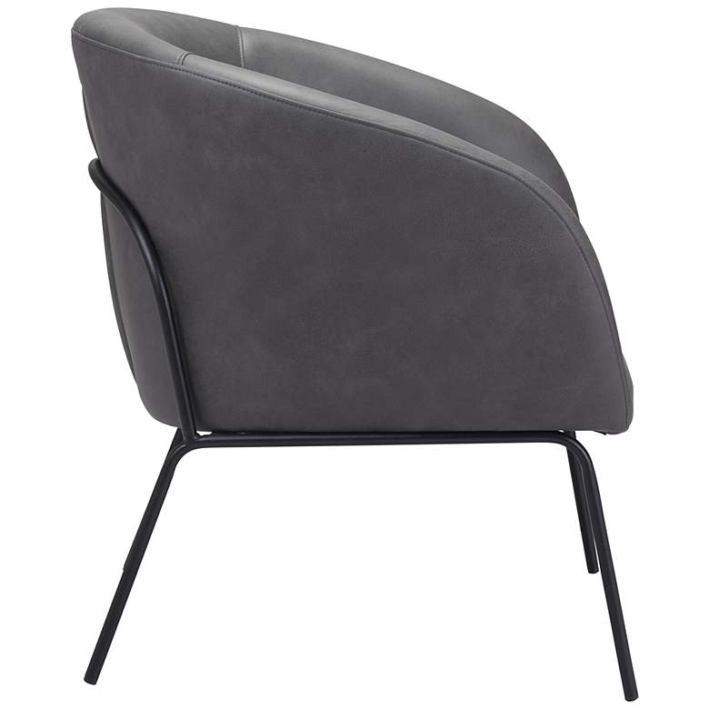 Image 6 Zuo Quinten 27 1/2" Wide Vintage Gray Fabric Accent Chair more views