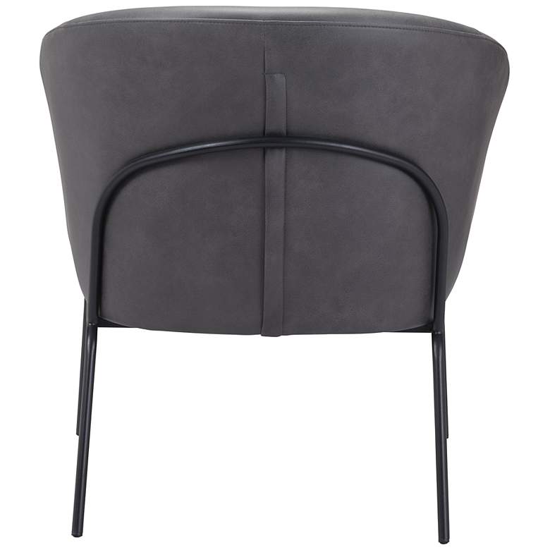 Image 7 Zuo Quinten Vintage Gray Fabric Accent Chair more views
