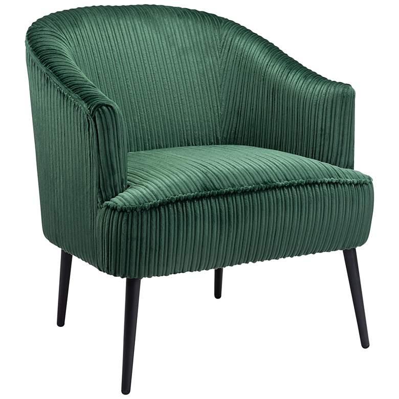 Image 1 Zuo Ranier Green Fabric Accent Chair