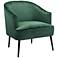 Zuo Ranier Green Fabric Accent Chair