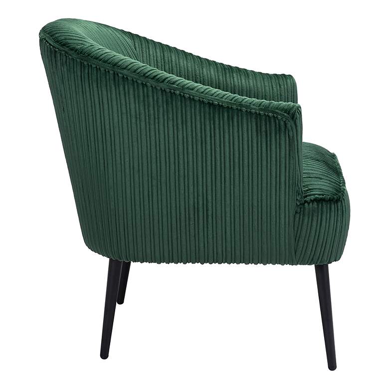 Image 3 Zuo Ranier Green Fabric Accent Chair more views