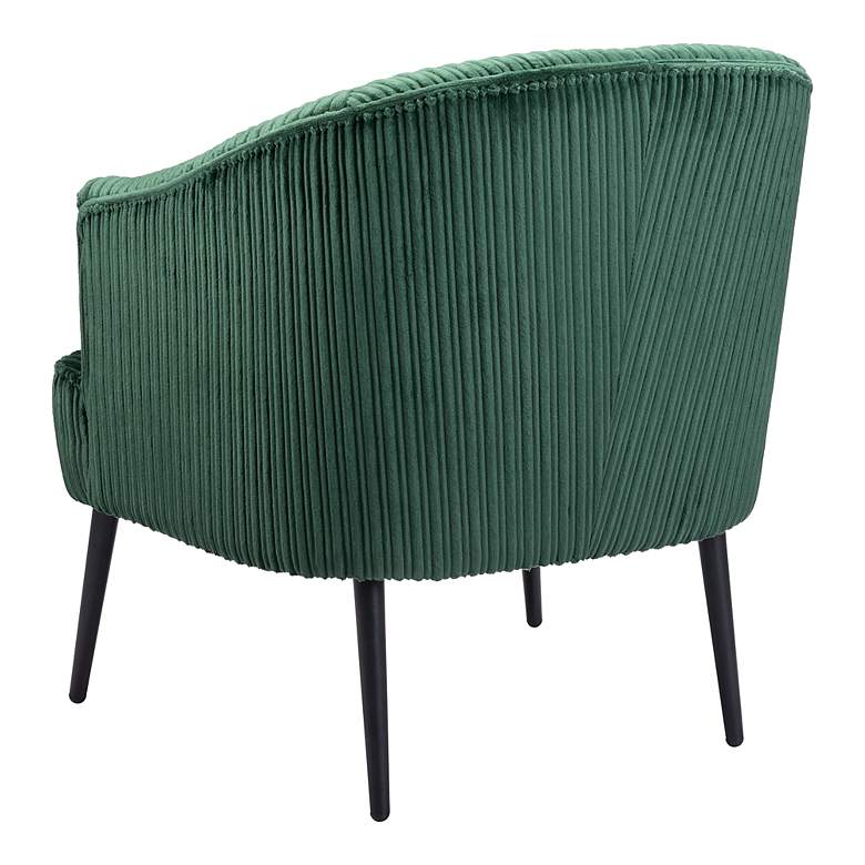 Image 5 Zuo Ranier Green Fabric Accent Chair more views