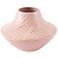 Zuo Roco Pink 11" Wide Short Ceramic Vase