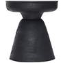 Zuo Sage 16" Wide Matte Black Stool or Side Table