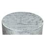 Zuo Sara 18 1/4" Wide Antique Silver Side Table
