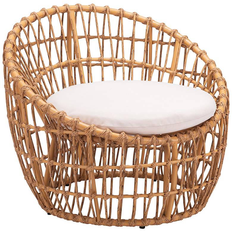 Image 1 Zuo Sasso Natural Weave Outdoor Accent Chair