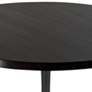 Zuo Seattle 47" Wide Black Round Modern Dining Table