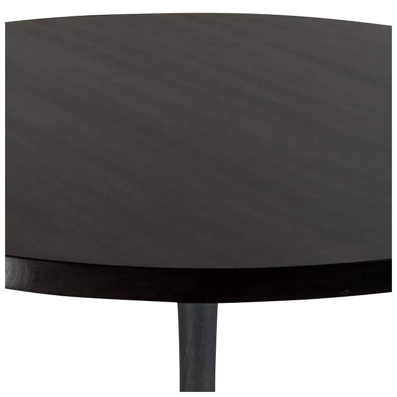 Image 2 Zuo Seattle 47 inch Wide Black Round Modern Dining Table more views