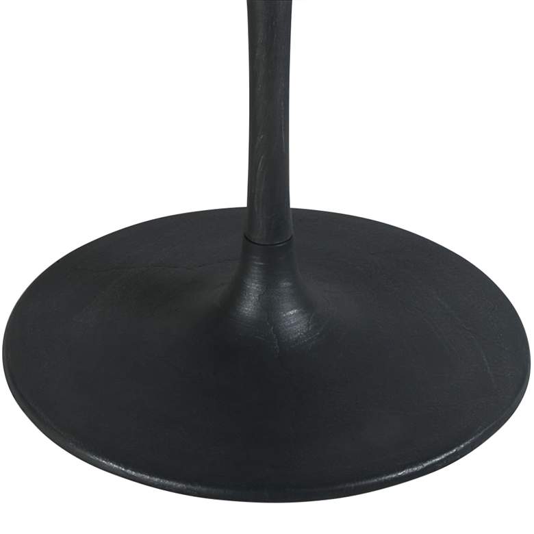 Image 3 Zuo Seattle 47" Wide Black Round Modern Dining Table more views